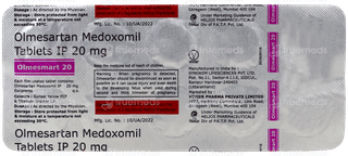 Olmesmart 20 Tablet 10